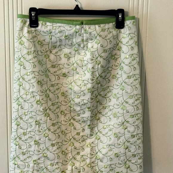 Peck & Peck Flowered Preppy Skirt - Picture 4 of 7